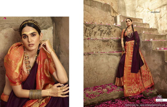 Meghdoot Kalliste 2 New Exclusive Wear Silk Designer Saree Collection